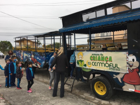 Semana da Criança Cermoful tem passeio de trenzinho pelos bairros