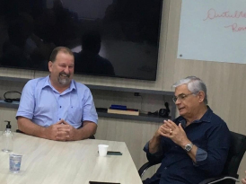 Ex-governador Eduardo Moreira visita Cermoful 