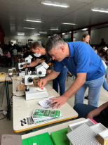 Cermoful presente em eventos de escolas da área de abrangência