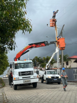 Novos transformadores são instalados no bairro Planalto, em Içara