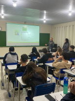 Cermoful promove educação energética na escola Vitório Búrigo