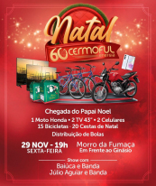 Cermoful Energia promove Natal com chegada do Papai Noel e sorteios