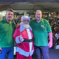 Cermoful Energia promove Natal com chegada do Papai Noel e sorteios