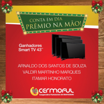 Ganhadores da promoção de fim de ano