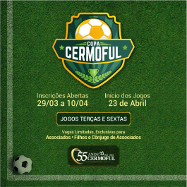 Cermoful abre inscrições para Copa de Futebol Suíço