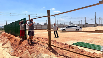 Iniciada instalação do canteiro de obras da nova sede da Cermoful