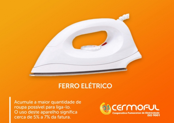 Ferro elétrico: saiba como economizar energia