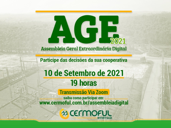 Veja como participar da AGE Online 