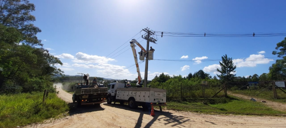 Cermoful Energia trabalha na recuperação após vendavais causados por ciclone