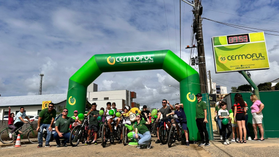 Esporte, lazer e integração marcam Passeio Ciclístico da Cermoful